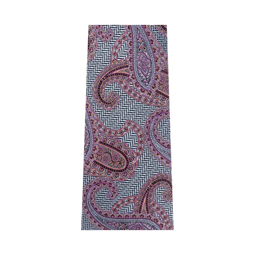 Pattern Jacquard Pointed-Tip Tie