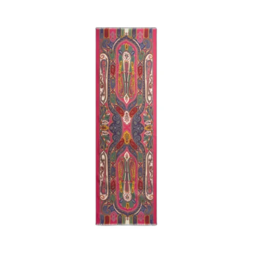 Paisley Silk And Cashmere Scarf