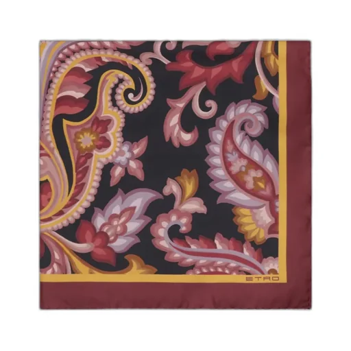 Paisley Printed Satin Scarf
