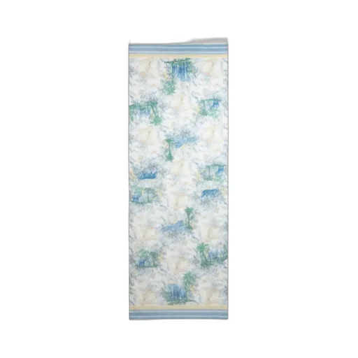 Wool And Silk Scarf With Design