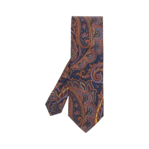 Paisley Printed Pointed-Tip Tie