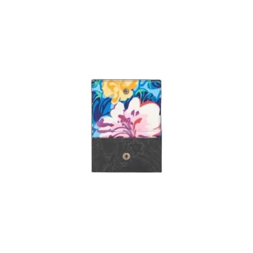 Paisley Wallet With Floral Print