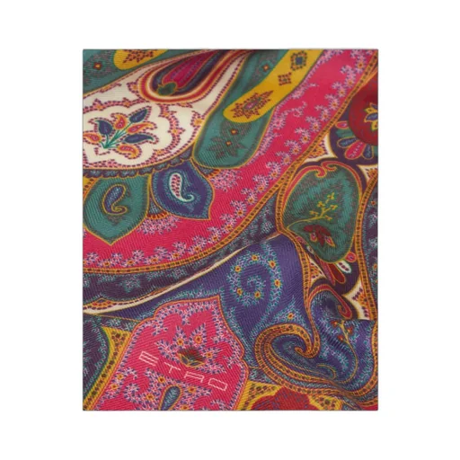Paisley Silk And Cashmere Scarf