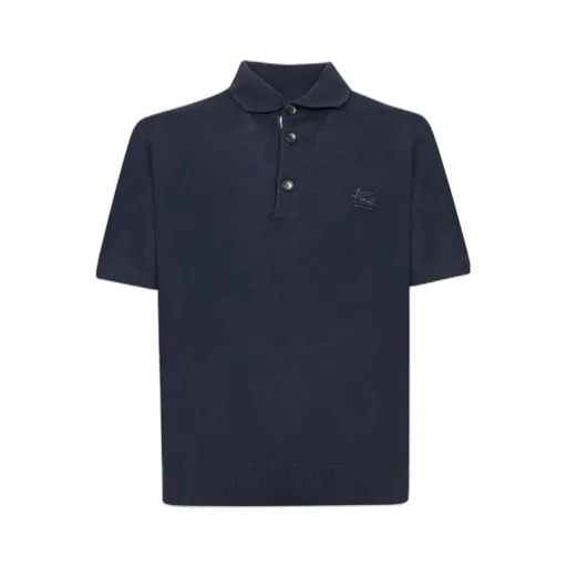 Pegasus Embroidered Short-Sleeved Polo Shirt