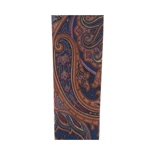 Paisley Printed Pointed-Tip Tie