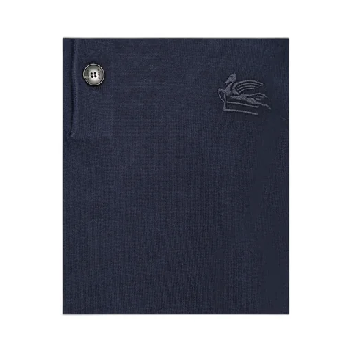 Pegasus Embroidered Short-Sleeved Polo Shirt