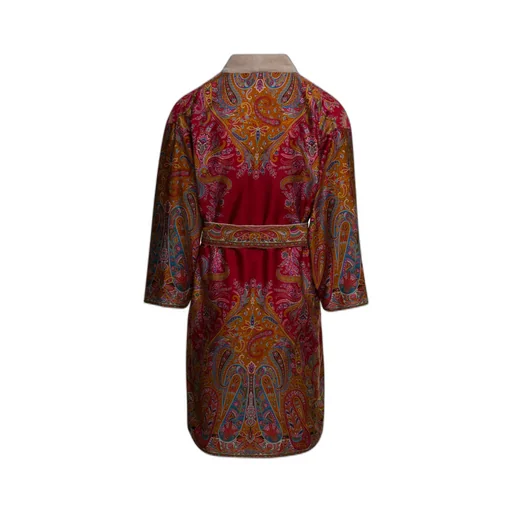 Paisley Printed Kimono Bathrobe