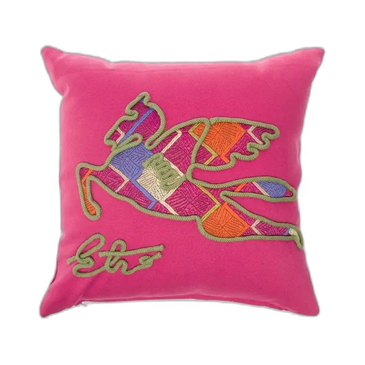 Logo Embroidered Cushion