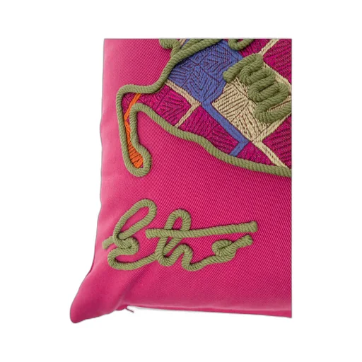 Logo Embroidered Cushion