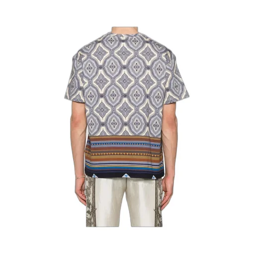 Paisley Printed Crewneck T-Shirt