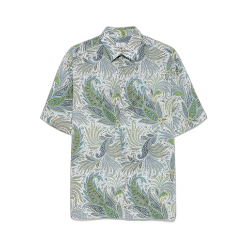 Paisley Printed Short Sleeved Shirt