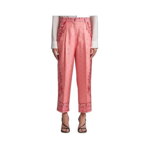 Floral-Printed Tailored Trousers