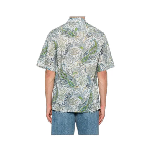 Paisley Printed Short Sleeved Shirt