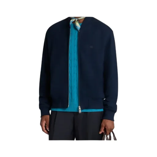 Pegaso Embroidered Zipped Bomber Jacket