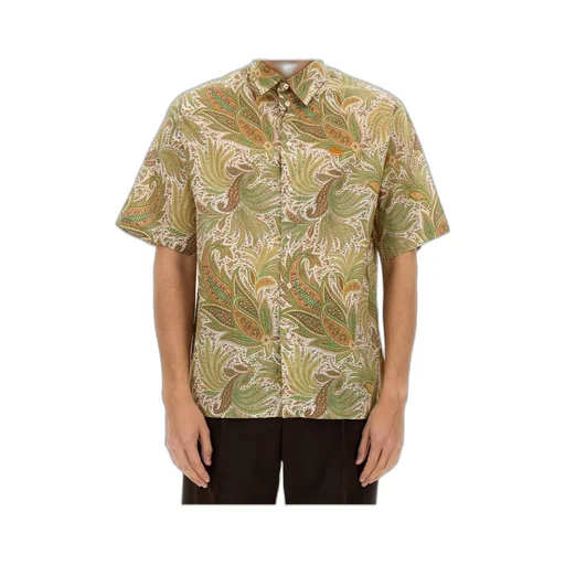 Paisley Printed Short Sleeved Shirt
