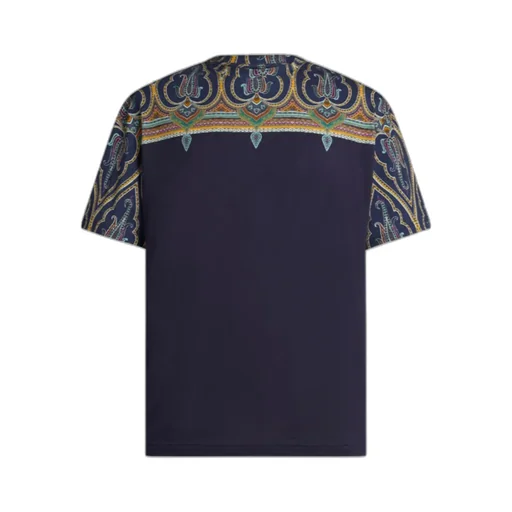 Paisley Printed Crewneck T-Shirt