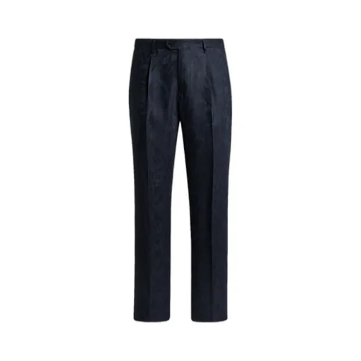Jacquard Straight Leg Trousers