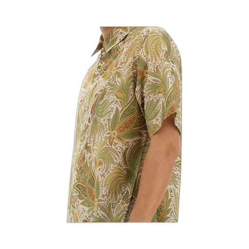 Paisley Printed Short Sleeved Shirt