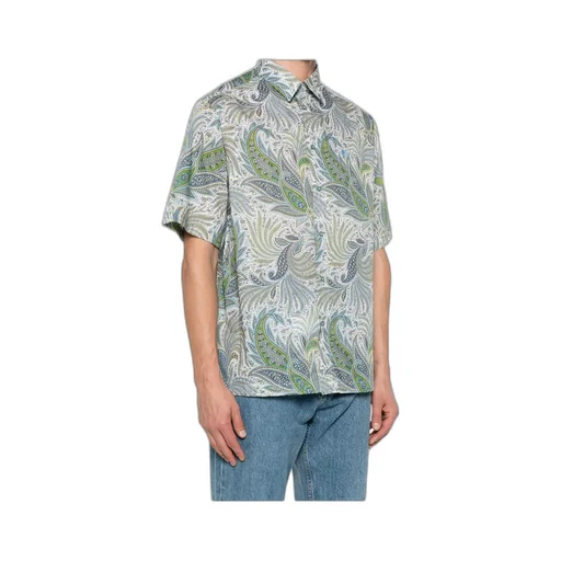 Paisley Printed Short Sleeved Shirt