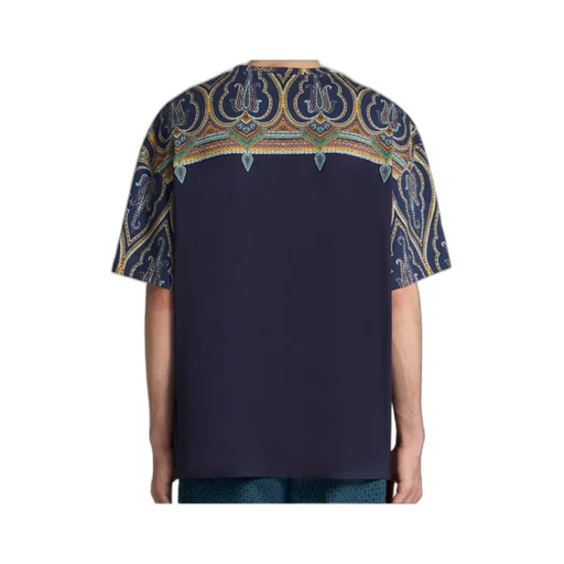 Paisley Printed Crewneck T-Shirt