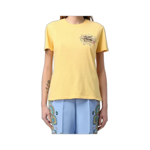 Pegaso Embroidered Crewneck T-Shirt