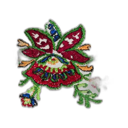 Floral Embroidered Crewneck T-Shirt