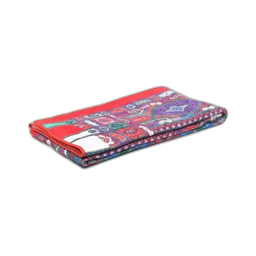 Baroque-Pattern Printed Beach Towel