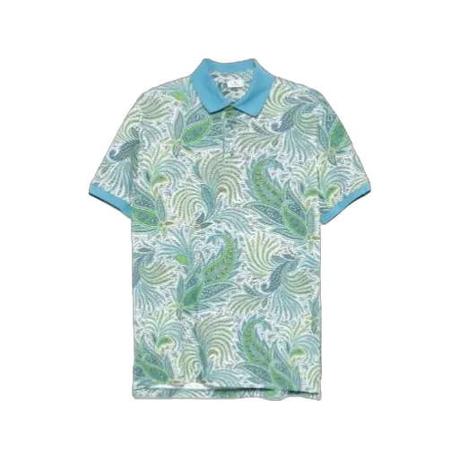Paisley Pattern Polo Shirt