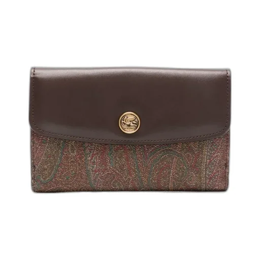 Paisley-Printed Wallet