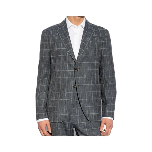 Single Breasted Checked Blazer