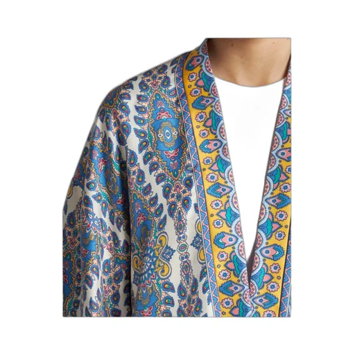 Printed Twill Kesa Robe