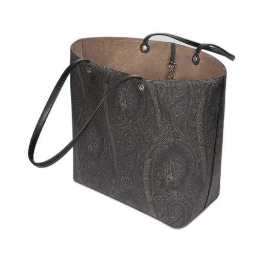 Paisley-Jacquard Tote Bag