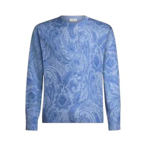 Printed Silk And Cashmere Sweater