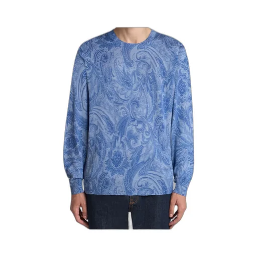 Printed Silk And Cashmere Sweater