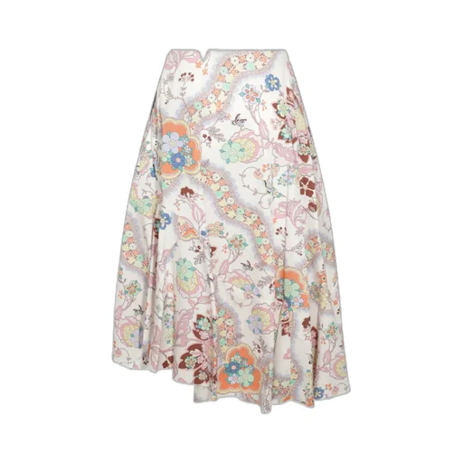 Paisley Printed Midi Skirt