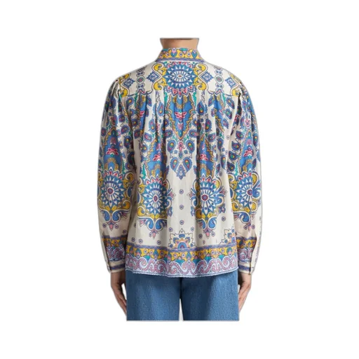 Wide Printed Shirt
