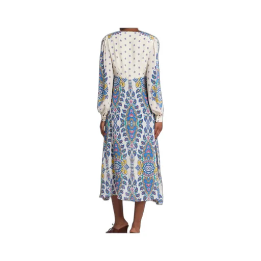 Crepe De Chine Midi Dress