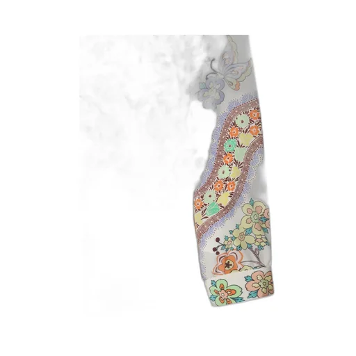 Floral-Printed Long Sleeved Shirt
