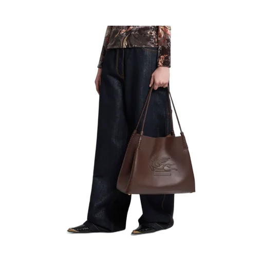 Libra Logo Detailed Medium Tote Bag