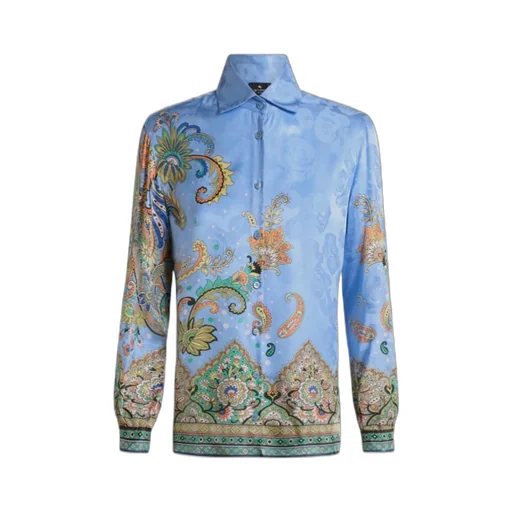 Paisley Printed Long Sleeved Shirt