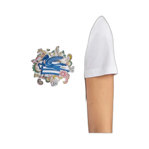 Pegaso Embroidered Crewneck T-Shirt