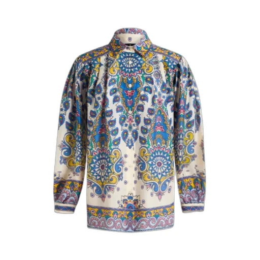 Wide Printed Shirt