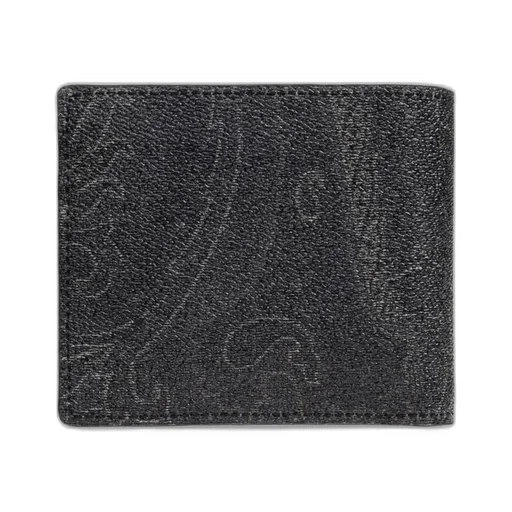 Paisley Printed Bi-Fold Wallet