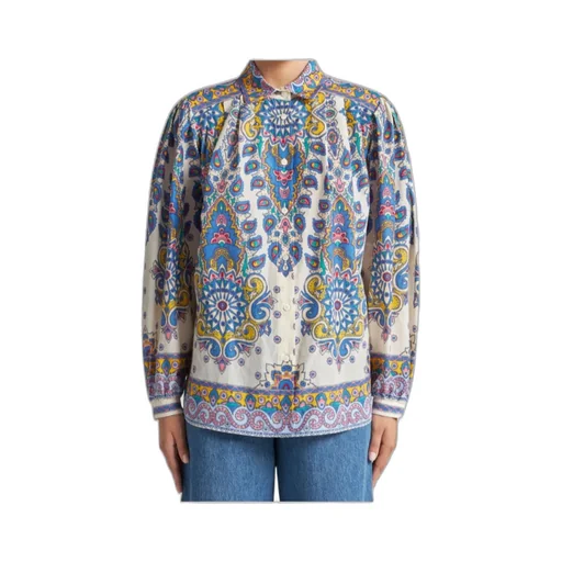 Wide Printed Shirt