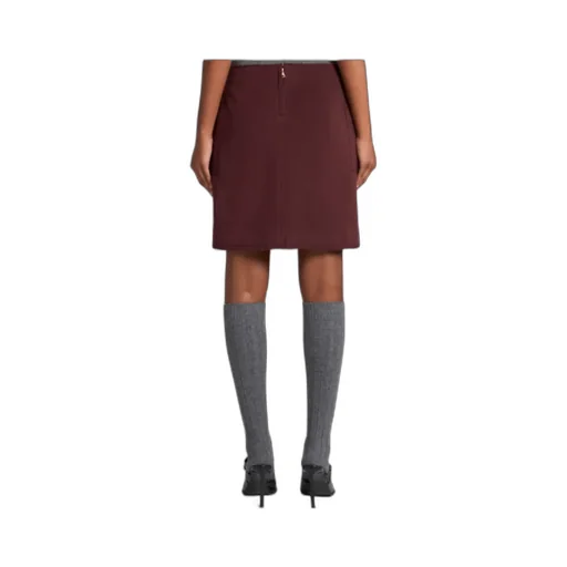 Metallic Printed Mini Skirt