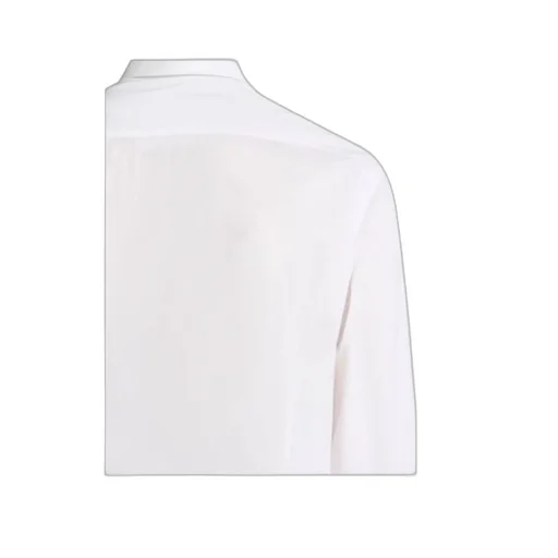 Plain-Coloured Button-Down Shirt