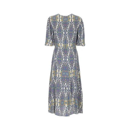 Paisley-Printed Dress