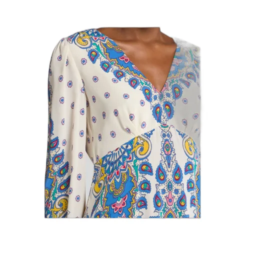 Crepe De Chine Midi Dress