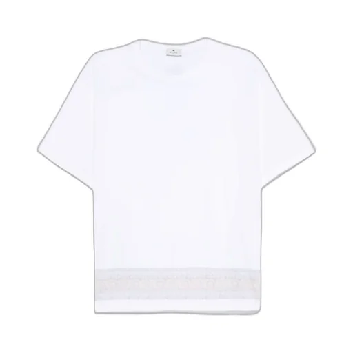 Paisley Printed Crewneck T-Shirt