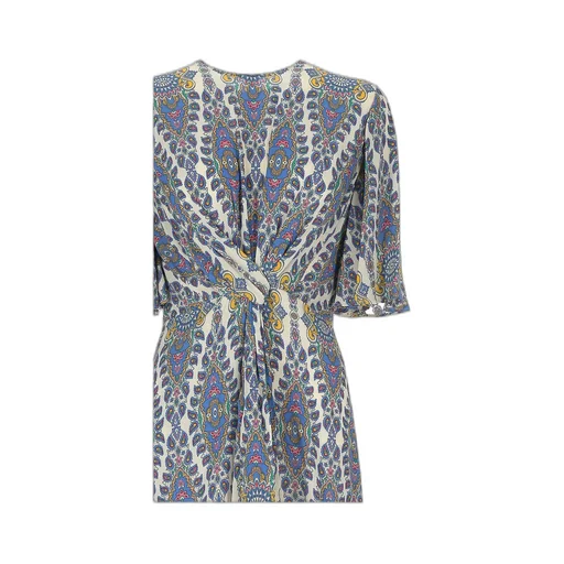 Paisley-Printed Dress